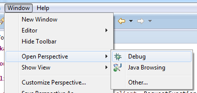 Debug Perspective